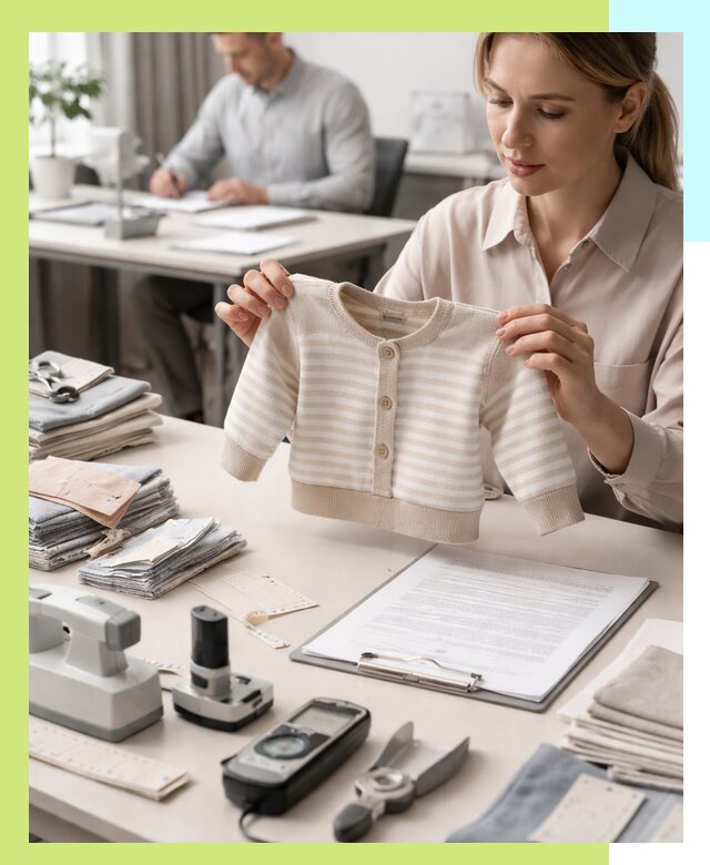 Сертификация детской одежды и текстильных изделий в Дмитрах