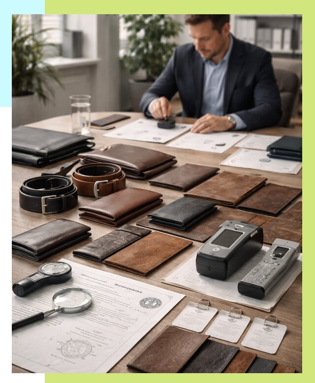 Сертификация кожаных изделий в Дмитрах от 12864 р. | Алешин-Дмв