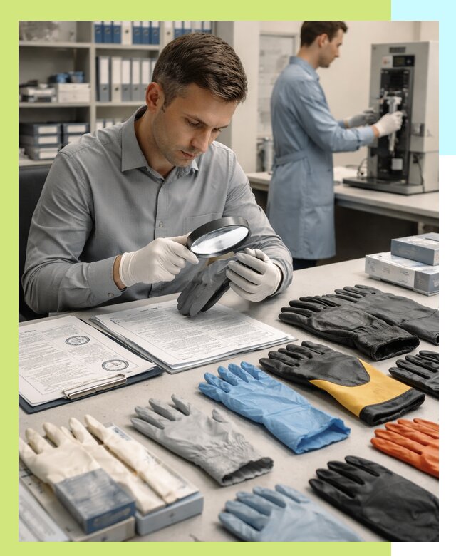 Сертификация перчаток и средств защиты продукции в Дмитрах