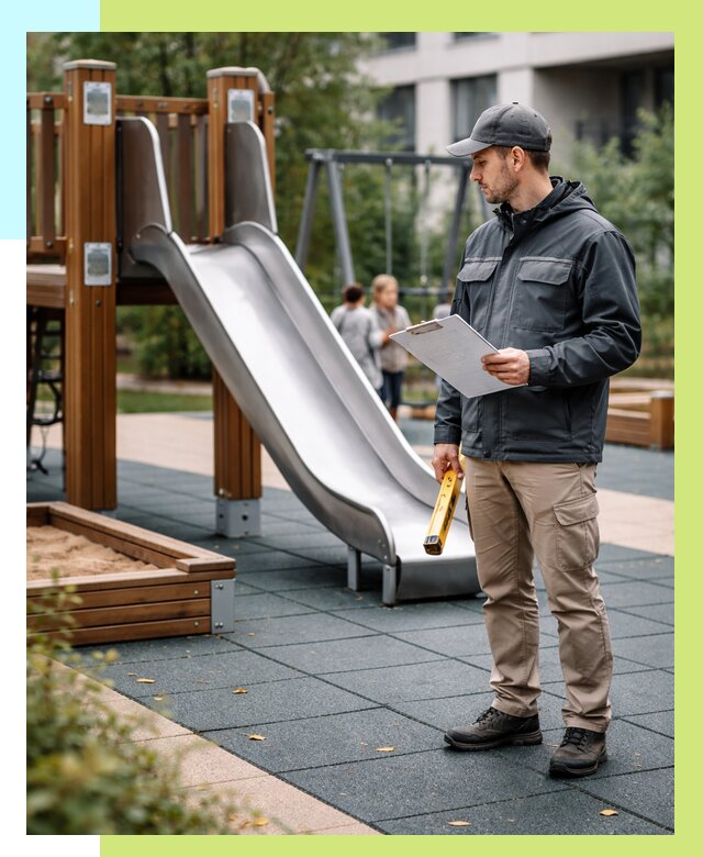 Сертификация детских площадок в Дмитрах от 26800 р. | Алешин-Дмв