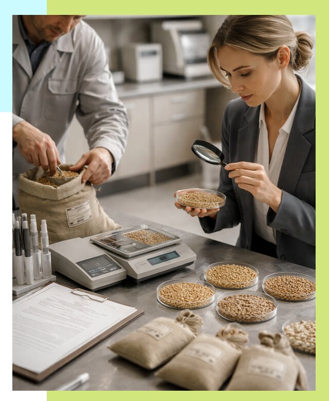 Сертификация зерна в Дмитрах по цене от 16080 р. | Алешин-Дмв