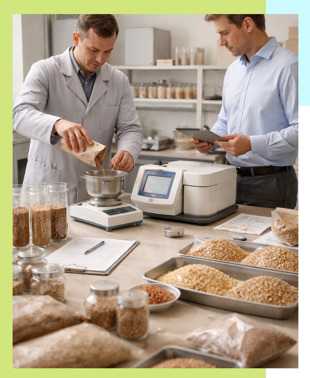 Сертификация зерна и зерновой продукции в Дмитрах для экспорта