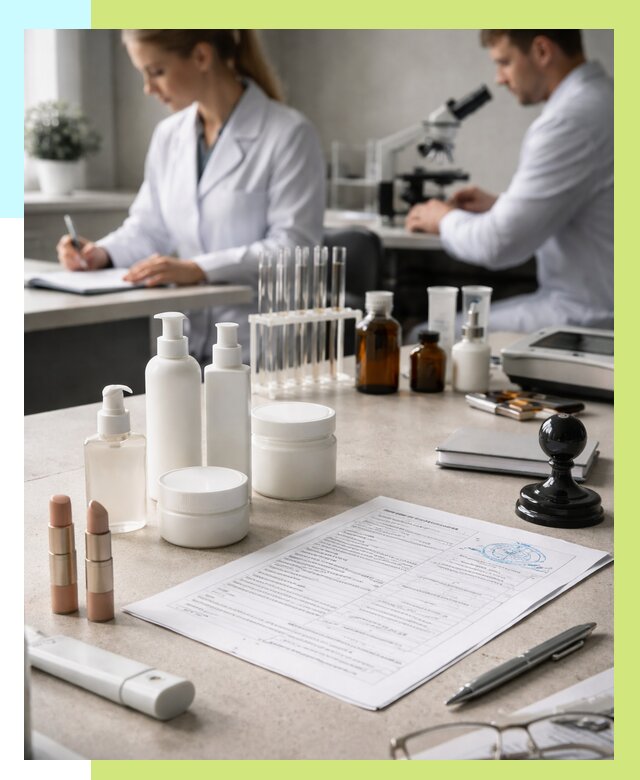 Сертификация косметики в Дмитрах от 21440 р. - Алешин-Дмв