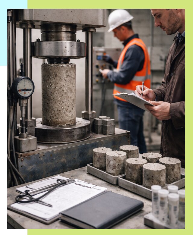 Сертификация бетона в Дмитрах от 32160 р. сертификат | Алешин-Дмв