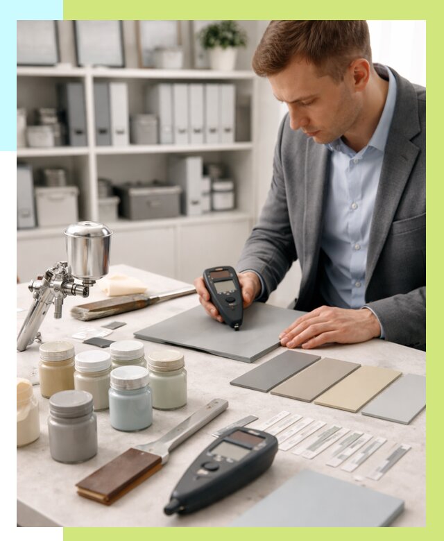 Сертификация краски в Дмитрах от 26800 р. | Алешин-Дмв центр