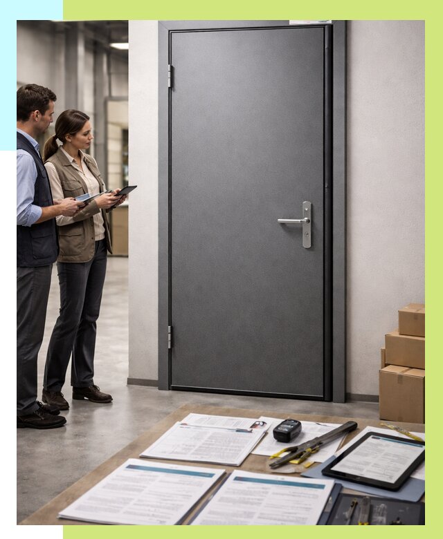 Сертификация противопожарных дверей в Дмитрах от 9648 р. | Алешин-Дмв