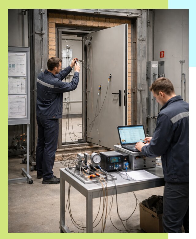 Сертификация противопожарных дверей в Дмитрах по ГОСТ и ТР