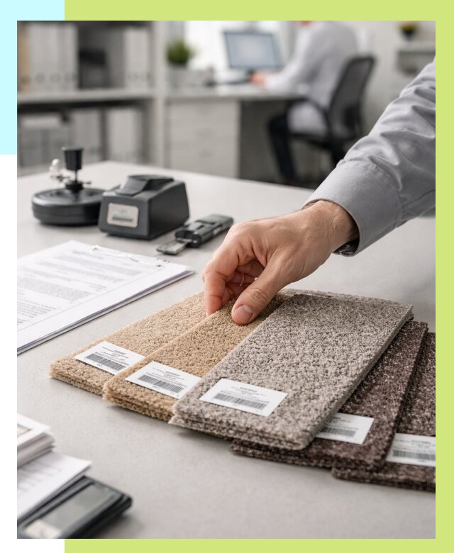 Сертификация ковролина в Дмитрах от 16080 р., Алешин-Дмв