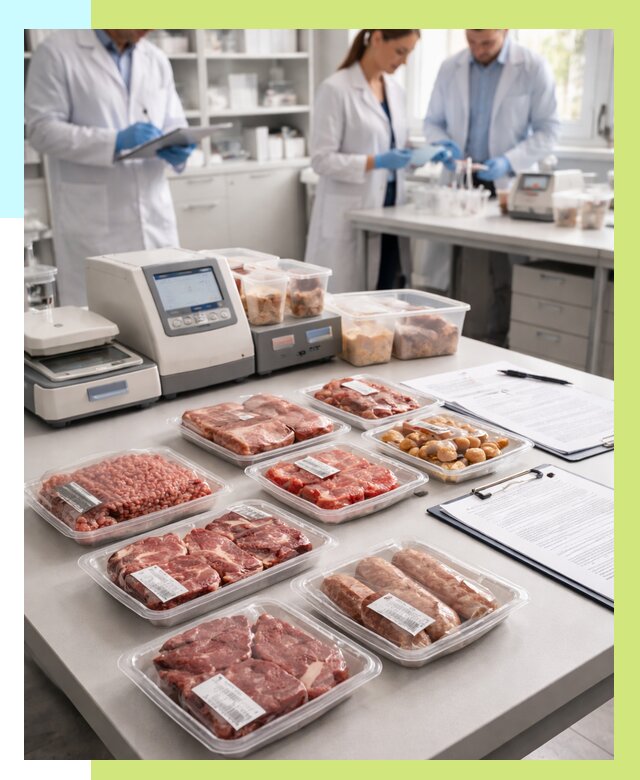 Сертификация мясной продукции в Дмитрах от 21440 р. | Алешин-Дмв