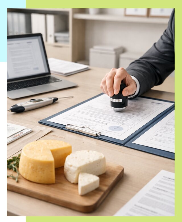 Сертификация сыров в Дмитрах от 16080 р | Сертификат на сыр Алешин-Дмв