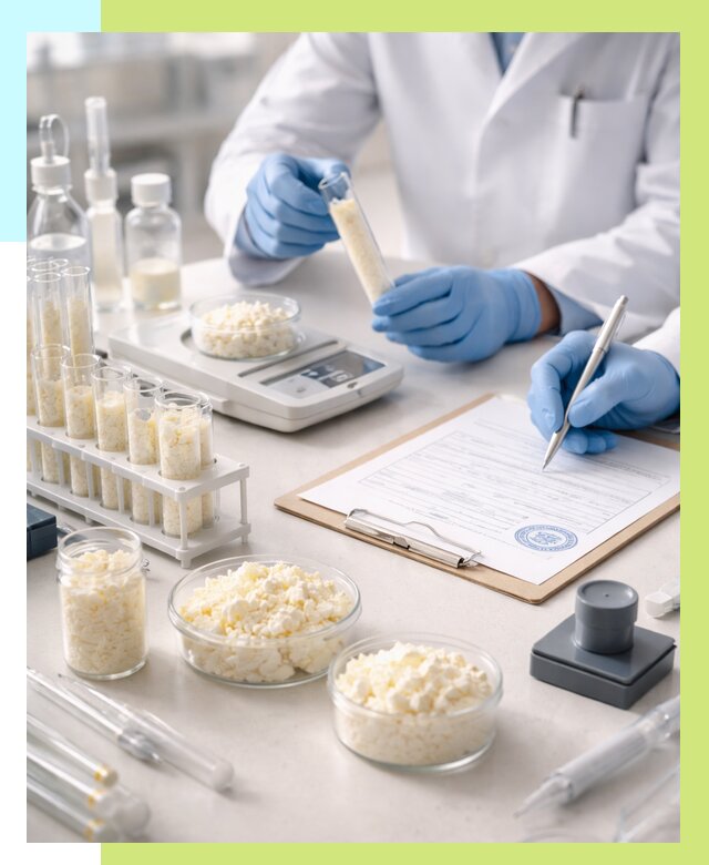 Сертификация творога в Дмитрах от 12864 р. под ключ | Алешин-Дмв