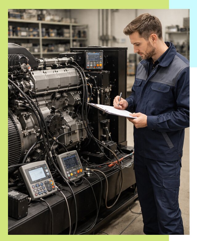 Сертификация дизельных генераторов и их оборудования в Дмитрах