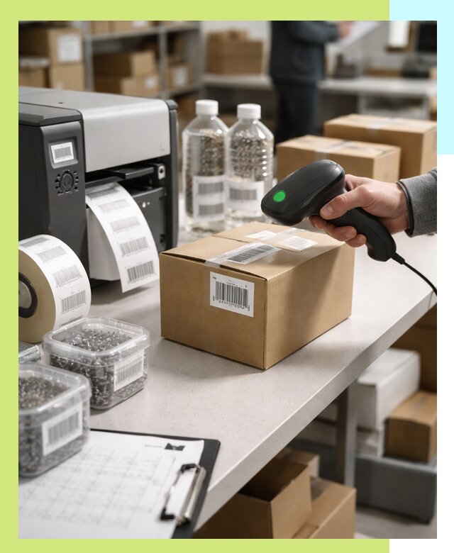 Штрихкодирование продукции и маркировка для продажи в Дмитрах