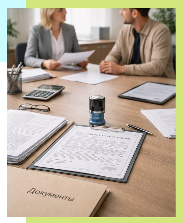 Сертификат соответствия на продукцию в Дмитрах от 16080 р.|Алешин-Дмв