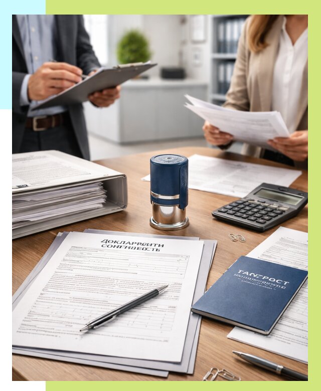 Декларация соответствия ТР ТС в Дмитрах от 8576 р., Алешин-Дмв