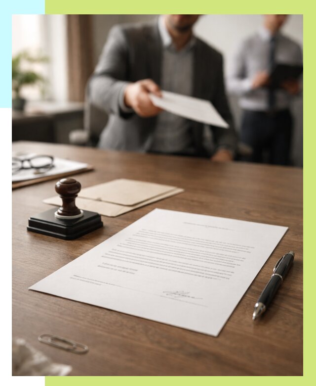 Отказное письмо по сертификации в Дмитрах от 3752 р. | Алешин-Дмв