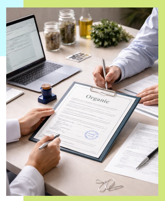 Оформление сертификат органик в Дмитрах от 32160 р. | Алешин-Дмв