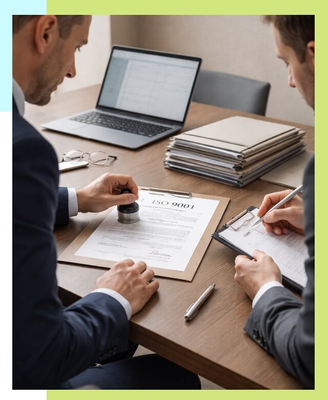 Сертификат ISO 9001 в Дмитрах купить от 85760 р. | Алешин-Дмв