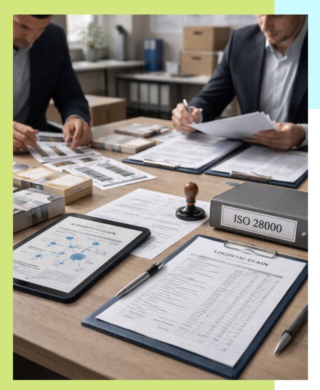 Получение сертификата ISO 28000 по безопасности цепи поставок в Дмитрах