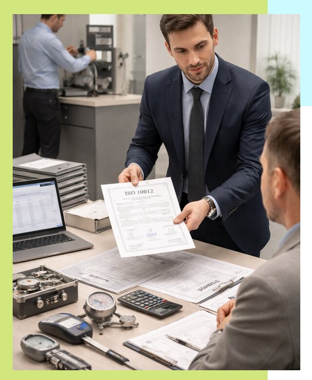 Выдача сертификата ISO 10012 по требованиям метрологии в Дмитрах