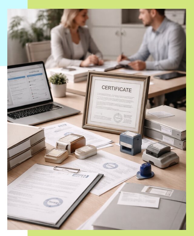 Сертификация компании в Дмитрах от 48240 р. | Алешин-Дмв — заказ